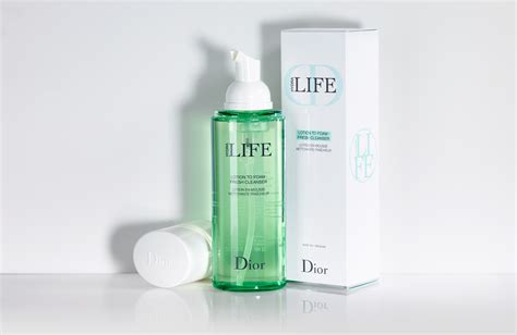 Dior lotion to foam cleanser